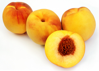 delicious healthy peaches 