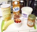 Easy Homemade Fruit Smoothie ingredients used