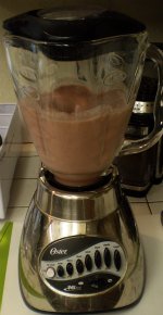 Easy Homemade Fruit Smoothie blending